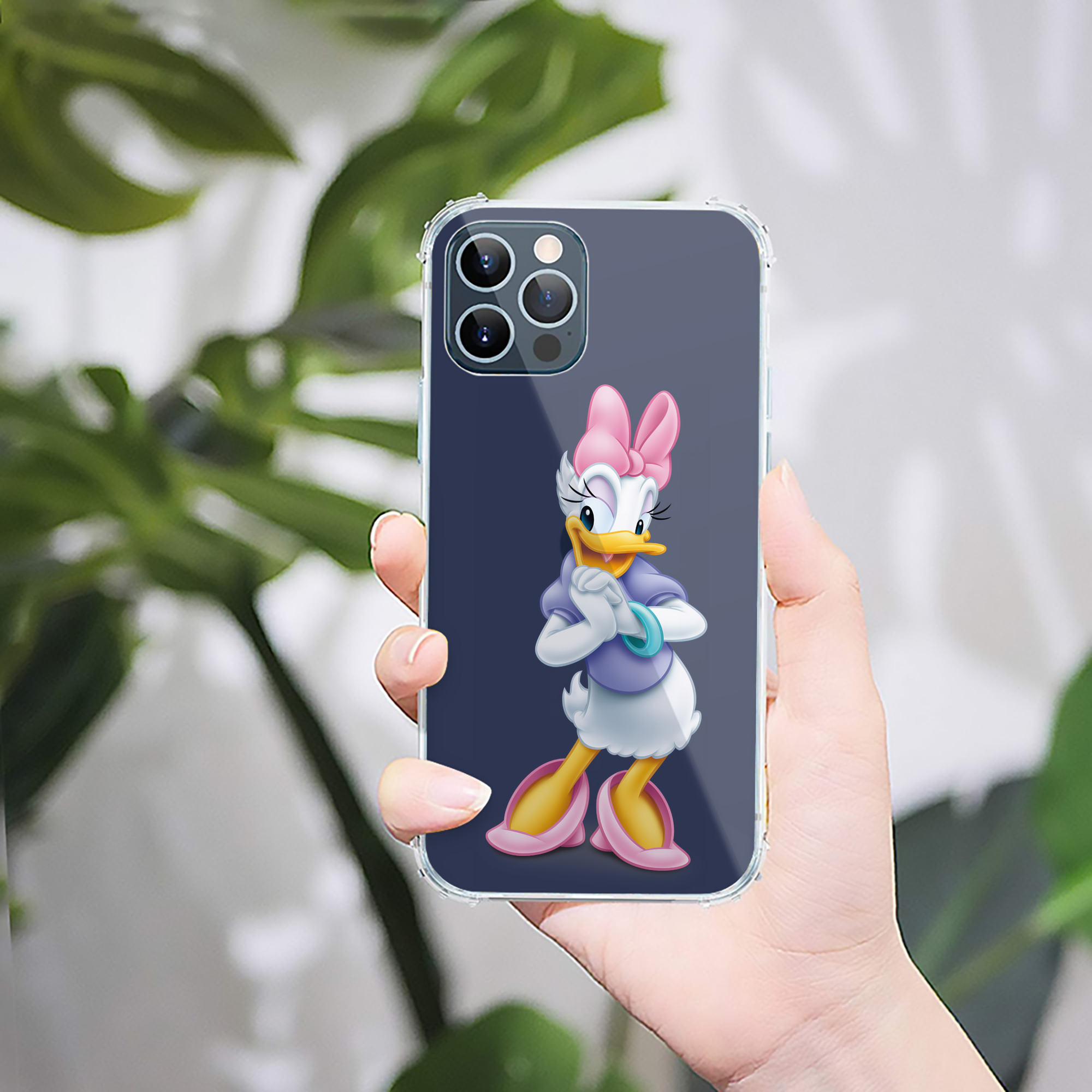 （画像用） ミッキーマウス Mickey Mouse 【iPhone 12シリーズ対応】透明スマホケース（クリアソフトケース）